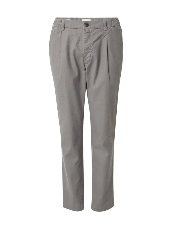 JACK & JONES JACK & JONES Hlače z naborki 'JPSTAce Ceaser'  svetlo siva