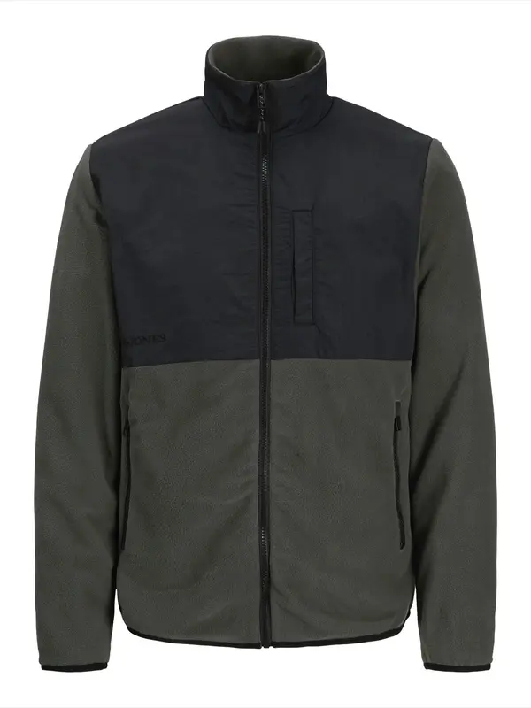 JACK & JONES JACK & JONES Jopa iz flisa 'JWHMARVIN'  antracit / črna