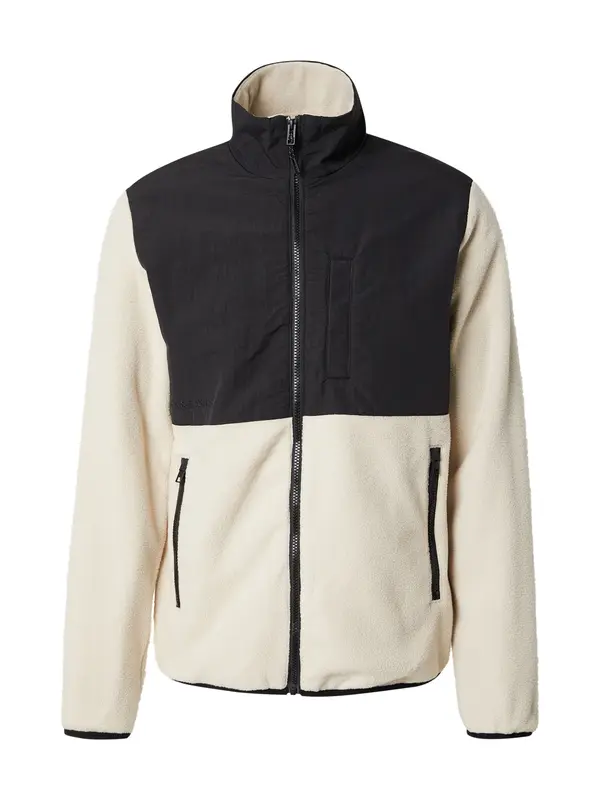 JACK & JONES JACK & JONES Jopa iz flisa 'JWHMARVIN'  bež / črna