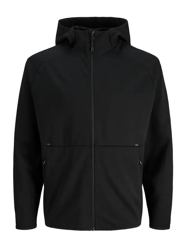 JACK & JONES JACK & JONES Jopa na zadrgo  črna