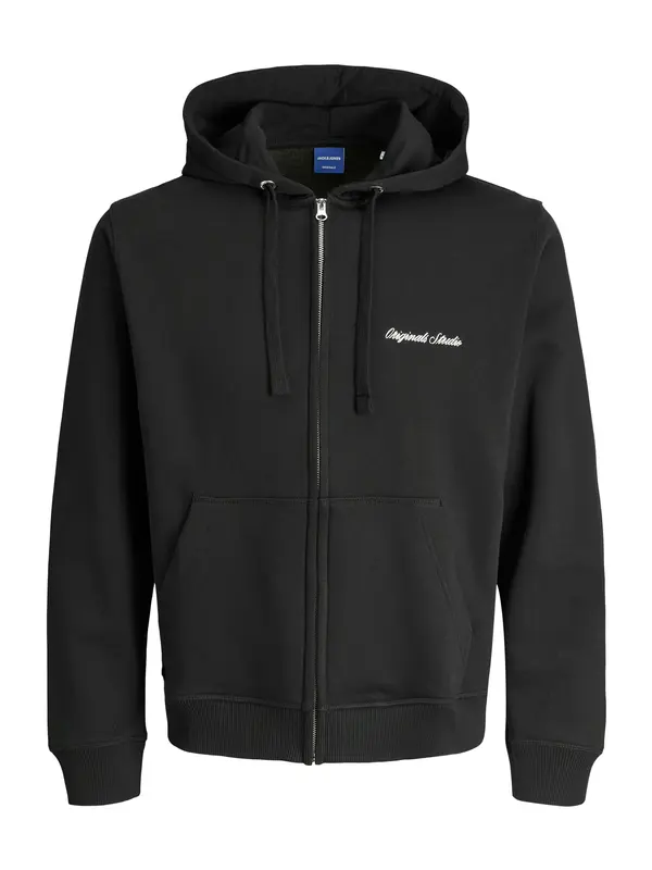 JACK & JONES JACK & JONES Jopa na zadrgo 'JORNorrebro'  črna / bela
