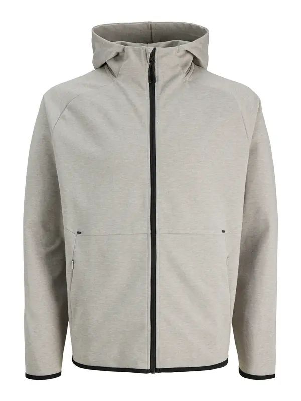 JACK & JONES JACK & JONES Jopa na zadrgo  svetlo siva