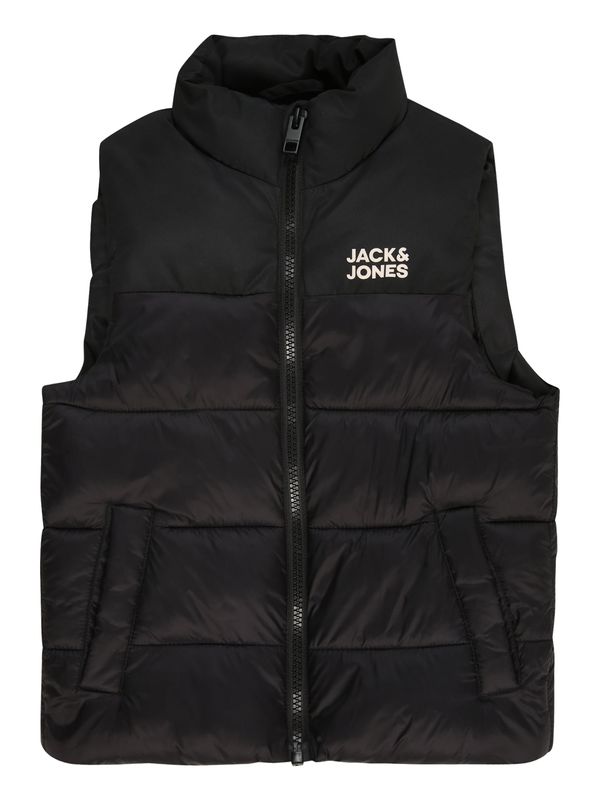 Jack & Jones Junior Jack & Jones Junior Brezrokavnik  črna / bela