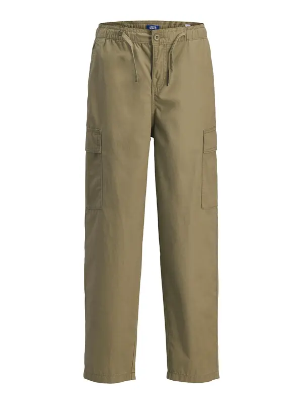Jack & Jones Junior Jack & Jones Junior Hlače 'JPStevan Crisp'  oliva