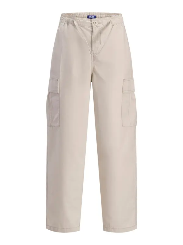 Jack & Jones Junior Jack & Jones Junior Hlače 'JPStevan Crisp'  svetlo siva