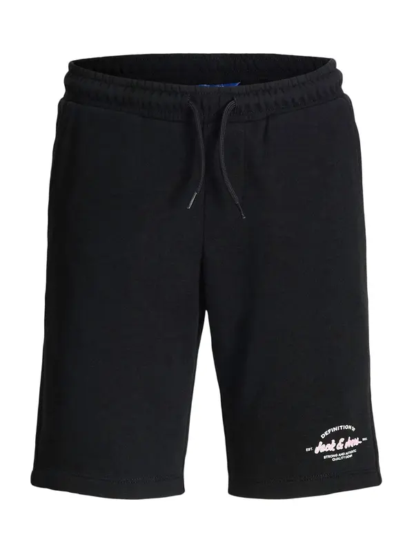 Jack & Jones Junior Jack & Jones Junior Hlače 'JPSTGORDON BRANDON'  črna / bela