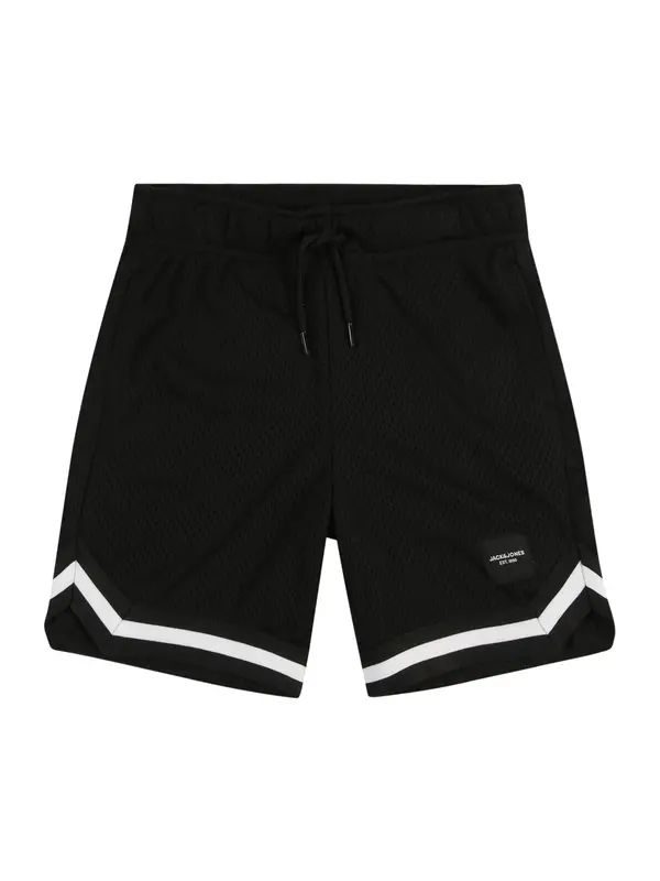 Jack & Jones Junior Jack & Jones Junior Hlače 'JPSTKarl'  črna / bela