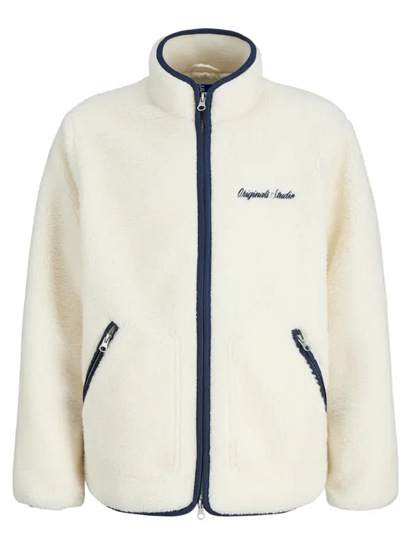 Jack & Jones Junior Jack & Jones Junior Jopa iz flisa 'Norrebro '  mornarska / bela
