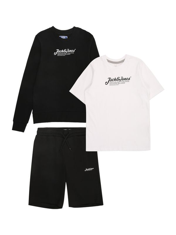 Jack & Jones Junior Jack & Jones Junior Komplet 'JJBEAU'  črna / bela