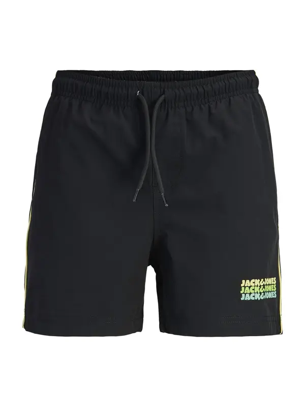 Jack & Jones Junior Jack & Jones Junior Kratke kopalne hlače 'JPSTMAUI'  golobje modra / svetlo rumena / jabolko / črna