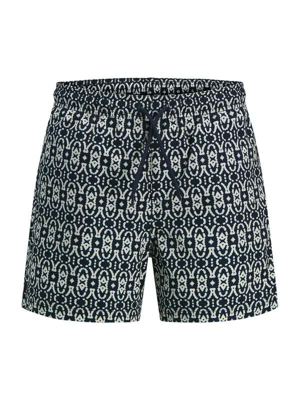 Jack & Jones Junior Jack & Jones Junior Kratke kopalne hlače 'JPSTMAUI'  nočno modra / bela