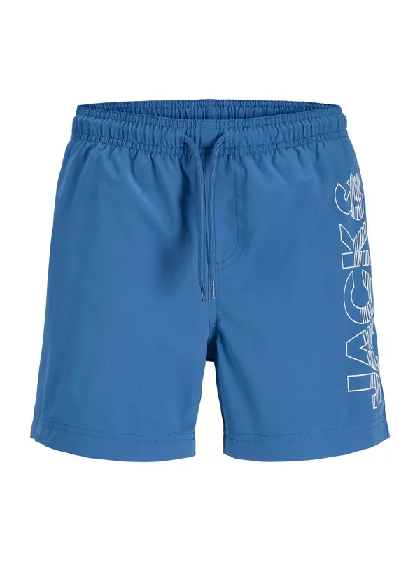 Jack & Jones Junior Jack & Jones Junior Kratke kopalne hlače 'JPSTMaui Wave'  safir / bela