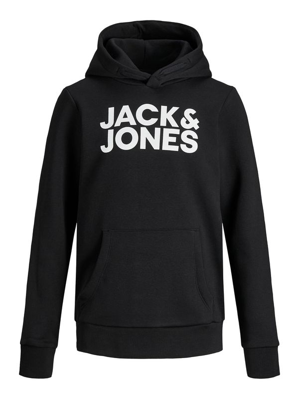 Jack & Jones Junior Jack & Jones Junior Majica  črna / bela