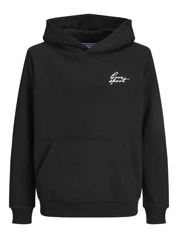 Jack & Jones Junior Jack & Jones Junior Majica 'Dust Script'  črna / bela