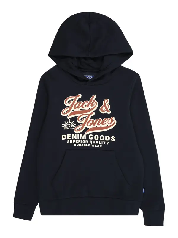 Jack & Jones Junior Jack & Jones Junior Majica  ecru / nočno modra / rjava