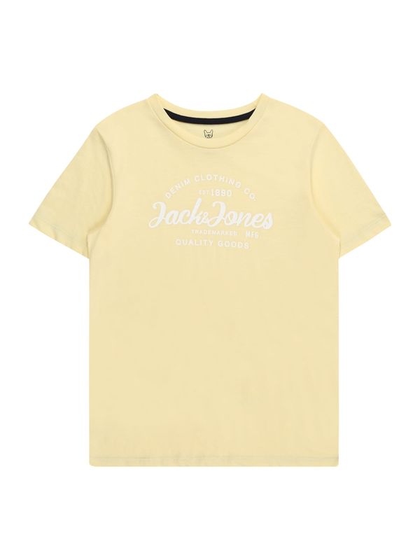 Jack & Jones Junior Jack & Jones Junior Majica 'FOREST'  svetlo rumena / bela