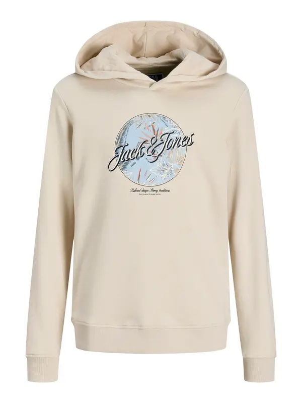 Jack & Jones Junior Jack & Jones Junior Majica 'Honolulu'  bež / svetlo modra / črna