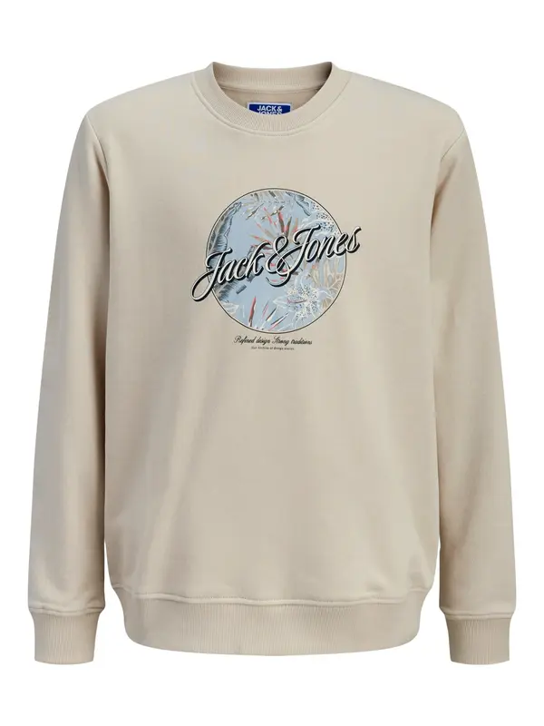 Jack & Jones Junior Jack & Jones Junior Majica 'Honolulu'  bež / svetlo modra