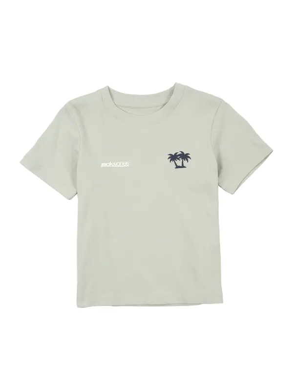 Jack & Jones Junior Jack & Jones Junior Majica 'JCOCLUB'  marine / svetlo siva / bela
