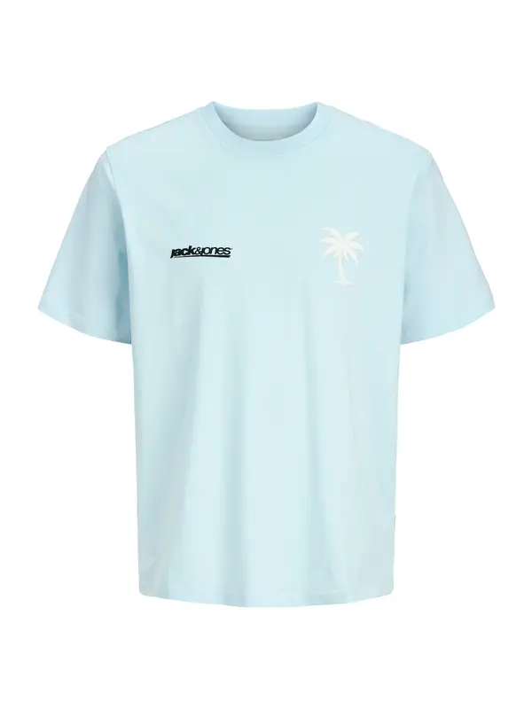 Jack & Jones Junior Jack & Jones Junior Majica 'JCOCLUB'  pastelno modra / črna / bela