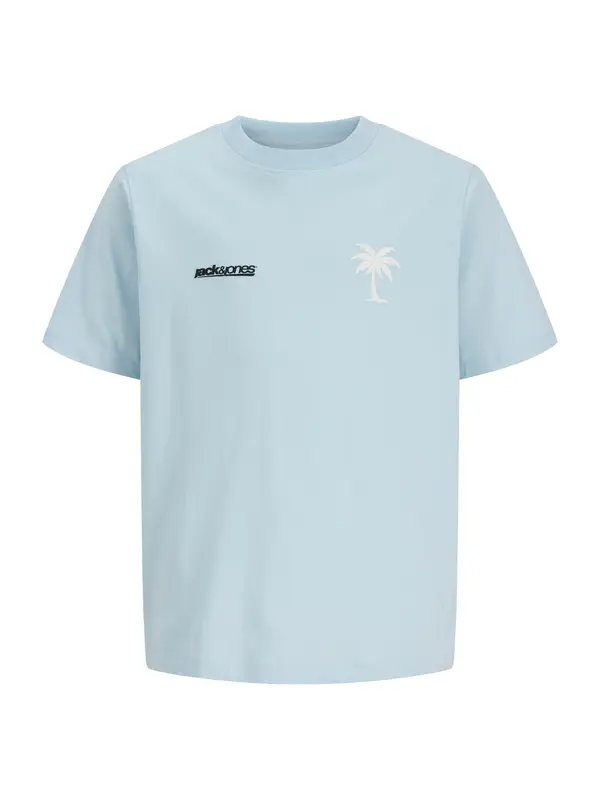 Jack & Jones Junior Jack & Jones Junior Majica 'JCOCLUB'  svetlo modra / črna / bela