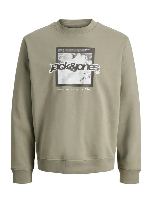 Jack & Jones Junior Jack & Jones Junior Majica 'JCOFLARE'  siva / bela