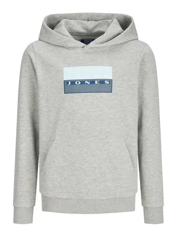 Jack & Jones Junior Jack & Jones Junior Majica 'JCOFusion'  marine / svetlo modra / pegasto siva / bela