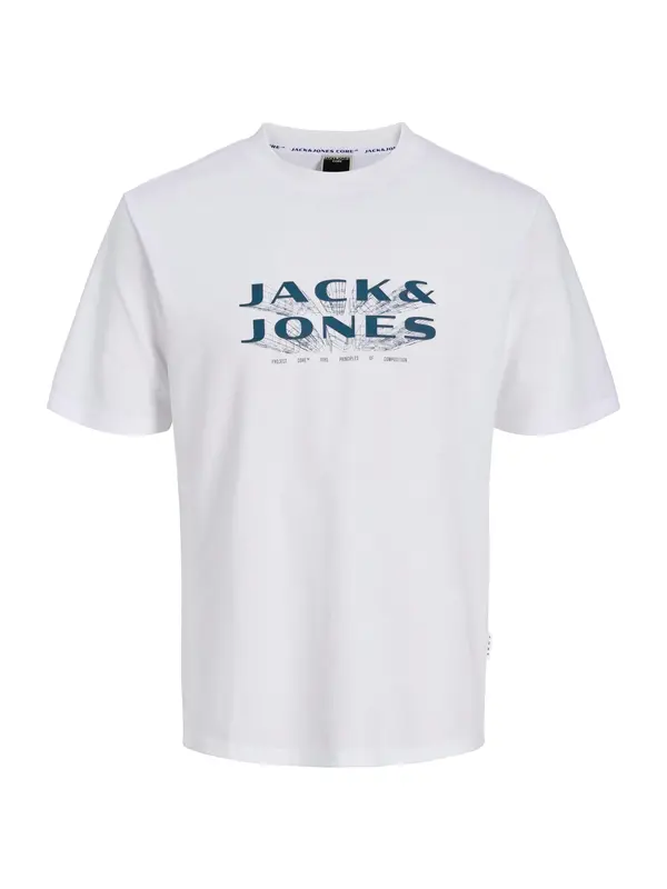 Jack & Jones Junior Jack & Jones Junior Majica 'JCOFUSION'  temno modra / bela