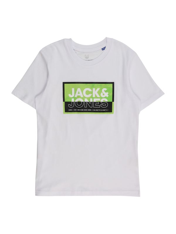 Jack & Jones Junior Jack & Jones Junior Majica 'JCOLOGAN'  jabolko / črna / bela