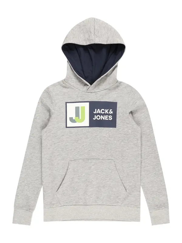 Jack & Jones Junior Jack & Jones Junior Majica 'JCOLogan'  mornarska / pegasto siva / jabolko / bela