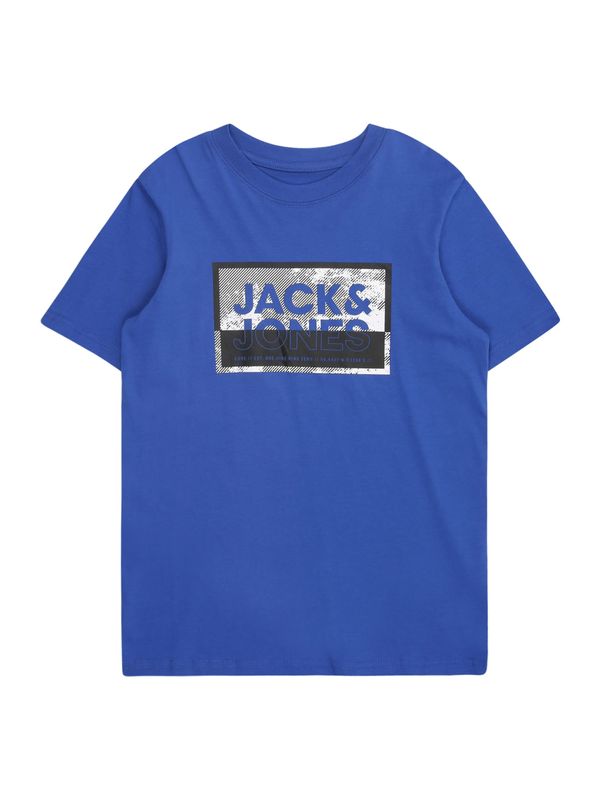 Jack & Jones Junior Jack & Jones Junior Majica 'JCOLOGAN'  temno modra / črna / bela