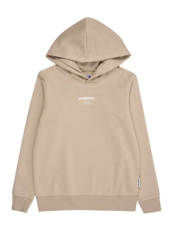 Jack & Jones Junior Jack & Jones Junior Majica 'JCOTARMAC'  temno bež / siva / bela