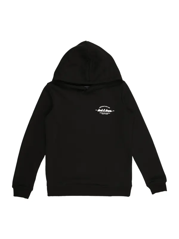 Jack & Jones Junior Jack & Jones Junior Majica 'JJBRANDON'  črna / bela
