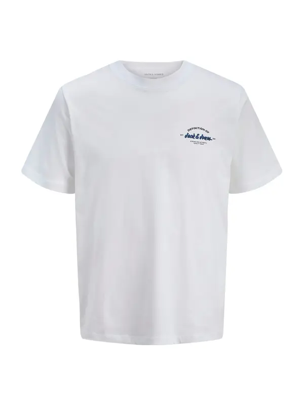 Jack & Jones Junior Jack & Jones Junior Majica 'JJBRANDON'  mornarska / črna / bela