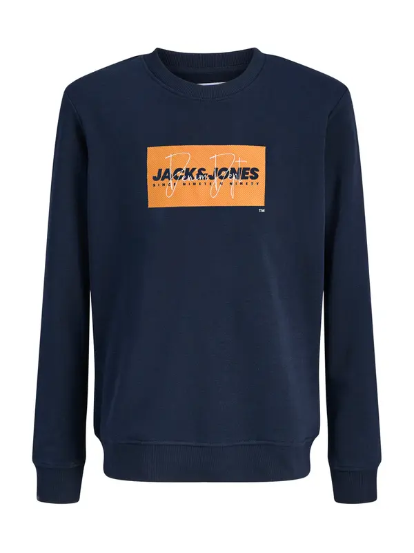Jack & Jones Junior Jack & Jones Junior Majica 'JJCole'  mornarska / oranžna