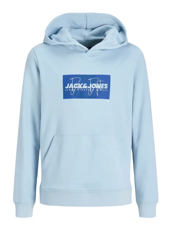 Jack & Jones Junior Jack & Jones Junior Majica 'JJCOLE'  mornarska / pastelno modra / bela