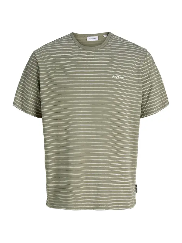 Jack & Jones Junior Jack & Jones Junior Majica 'JJDEVIN DAYTONA'  oliva / bela