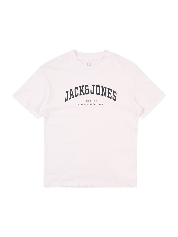 Jack & Jones Junior Jack & Jones Junior Majica 'JJECALEB'  črna / bela