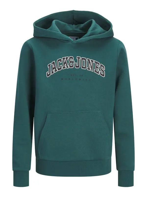 Jack & Jones Junior Jack & Jones Junior Majica 'JJECaleb'  jelka / črna / bela