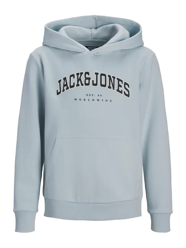 Jack & Jones Junior Jack & Jones Junior Majica 'JJECaleb'  pastelno modra / črna / bela