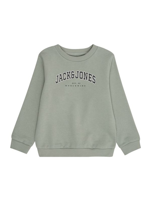 Jack & Jones Junior Jack & Jones Junior Majica 'JJECALEB'  pastelno zelena / črna / bela