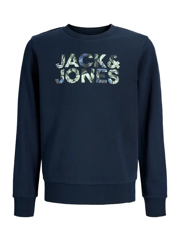 Jack & Jones Junior Jack & Jones Junior Majica 'JJEJeff'  modra / nočno modra / antracit / svetlo zelena