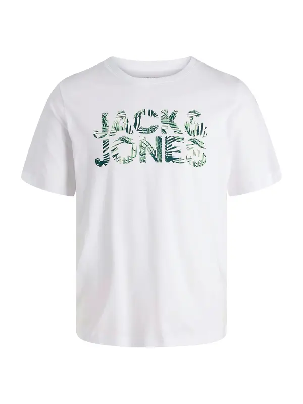 Jack & Jones Junior Jack & Jones Junior Majica 'JJEJEFF'  zelena / limeta / bela
