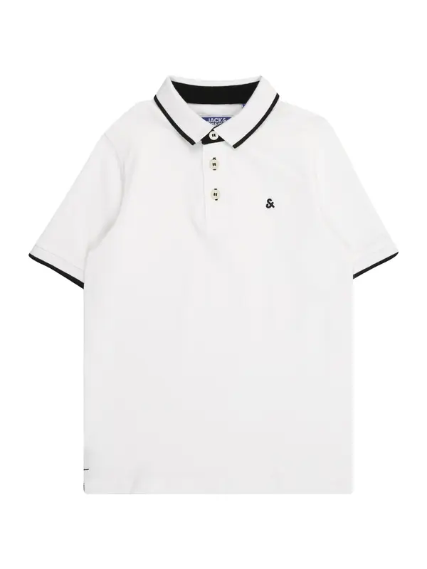 Jack & Jones Junior Jack & Jones Junior Majica 'JJEPaulos'  črna / bela