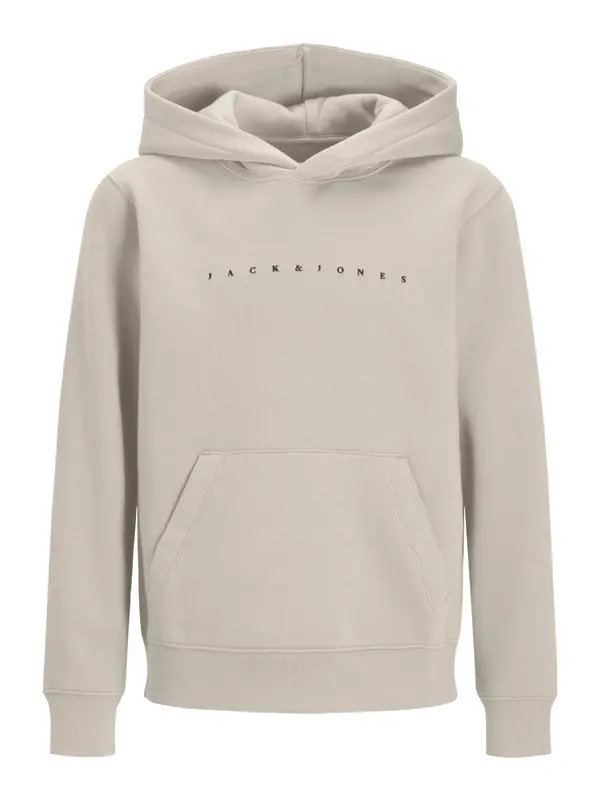 Jack & Jones Junior Jack & Jones Junior Majica 'JJEStar'  ecru / črna