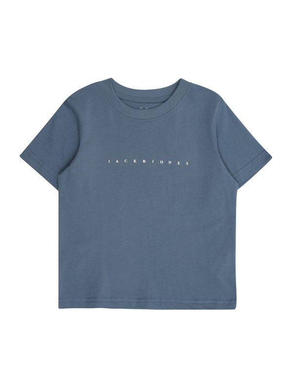Jack & Jones Junior Jack & Jones Junior Majica 'JJESTAR'  golobje modra / bela
