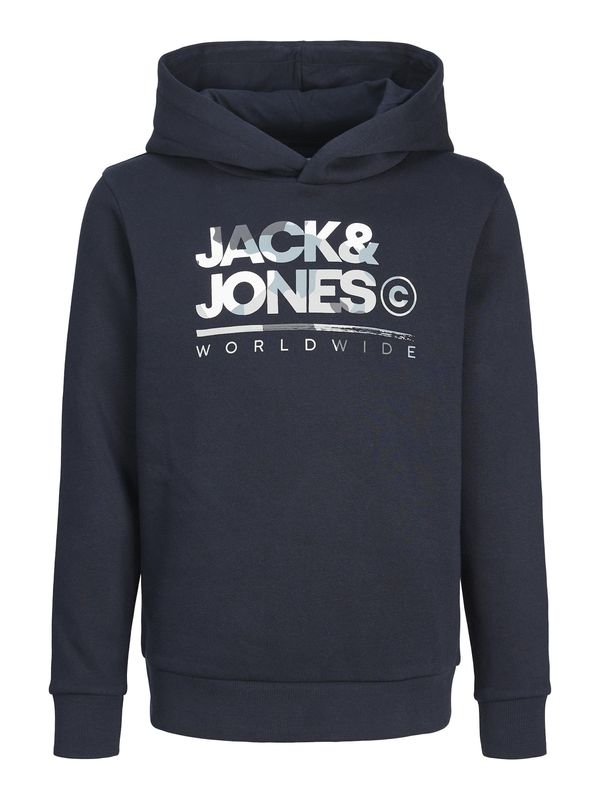 Jack & Jones Junior Jack & Jones Junior Majica 'JJLuke'  mornarska / opal / siva / bela