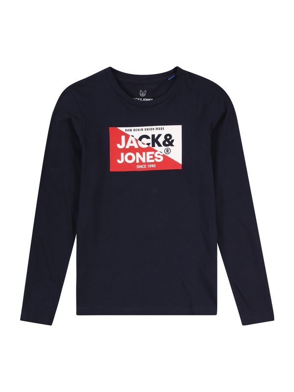 Jack & Jones Junior Jack & Jones Junior Majica 'JJNOLAN'  mornarska / rdeča / bela