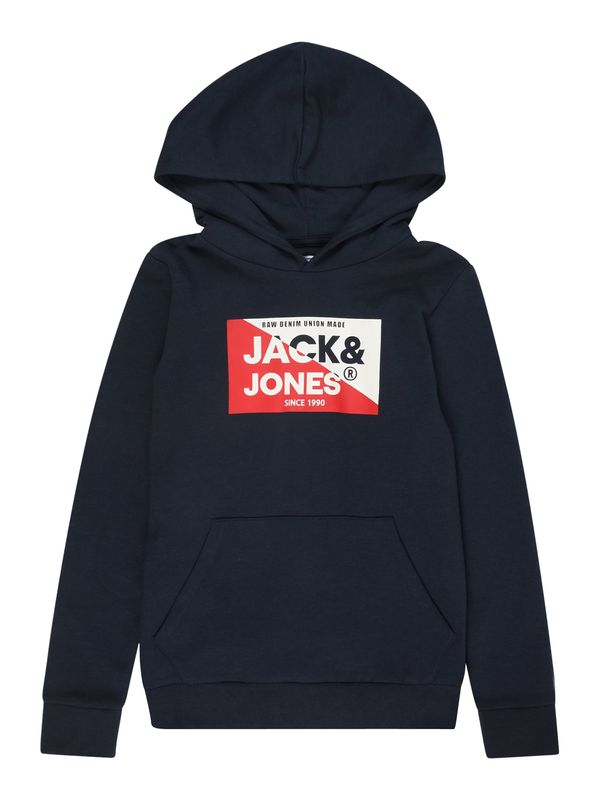 Jack & Jones Junior Jack & Jones Junior Majica 'JJNOLAN'  mornarska / rdeča / bela