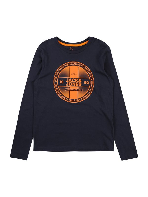 Jack & Jones Junior Jack & Jones Junior Majica 'JJRIO'  mornarska / oranžna